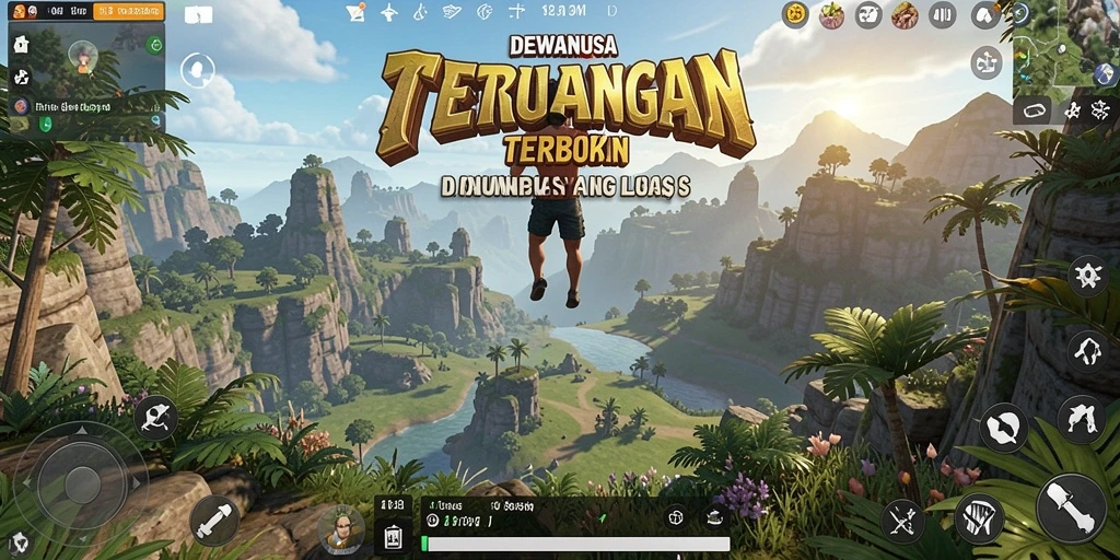 Tampilan gameplay DEWANUSA yang memukau dan penuh warna.