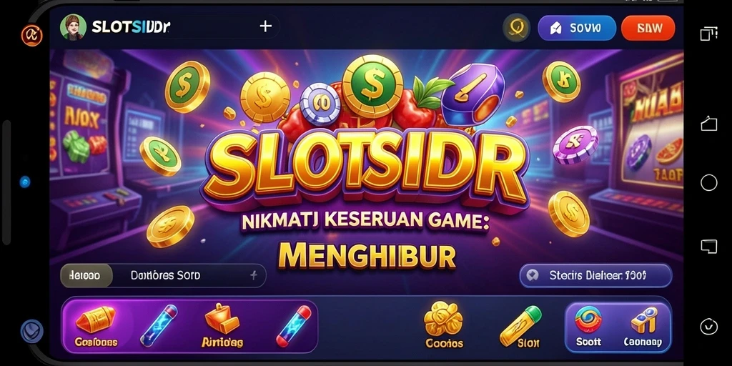 Tampilan gameplay SLOTSIDR yang menarik dan menghibur.