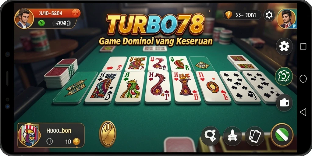 Gameplay seru TURBO78 dalam permainan Domino yang menegangkan.